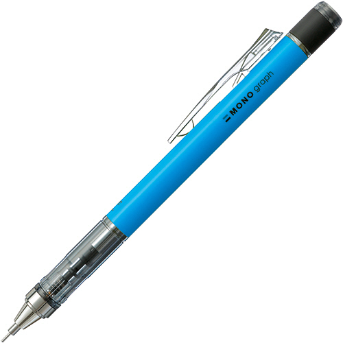 ｼｬｰﾌﾟﾍﾟﾝｼﾙ ﾓﾉｸﾞﾗﾌﾈｵﾝ 0.5mm (軸色:ﾈｵﾝﾌﾞﾙｰ) 1本