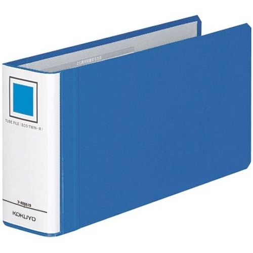 チューブエコツインＲ青統一伝票背幅６５ｍｍ１２冊超画像