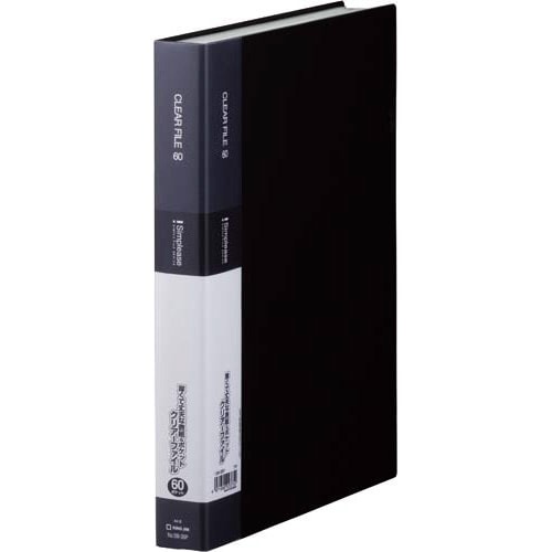 シンプリーズクリアーＦ固定式Ａ４縦６０Ｐ黒６冊画像
