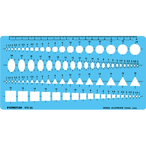 ﾃﾝﾌﾟﾚｰﾄ 組合せ定規 ｴｯｼﾞ付 1枚画像