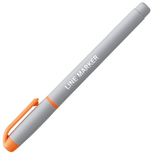 蛍光ﾏｰｶｰ ｼﾝｸﾞﾙﾀｲﾌﾟ(ｷｬｯﾌﾟ式) ｵﾚﾝｼﾞ 1ｾｯﾄ(10本)画像