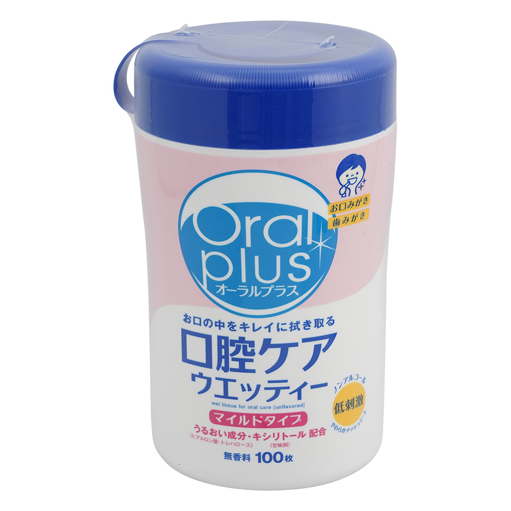 口腔ケアウェッティー　オーラルプラス　マイルドタイプ　ボトル入り画像