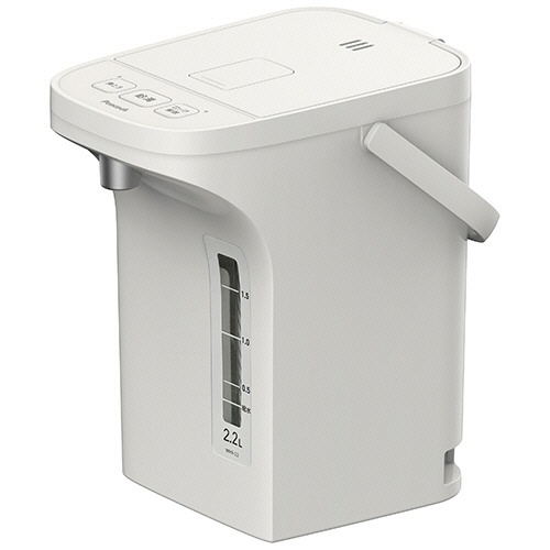 電気ポット(電動給湯式) 早沸きタイプ 2.2L アッシュホワイト 1台画像