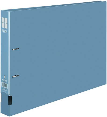 ＤリングファイルＰＰ　青Ａ３横　背幅４５ｍｍ１０冊画像