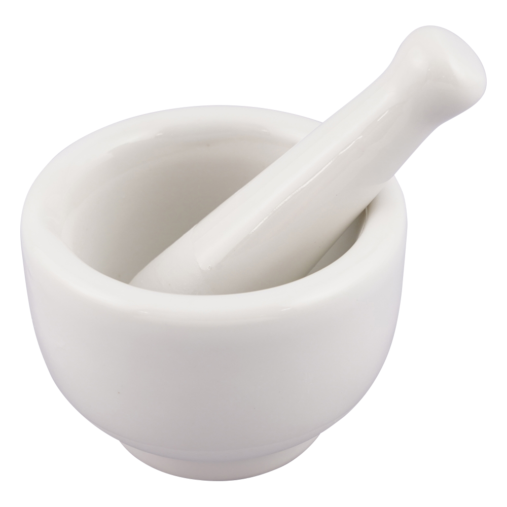 磁製乳鉢　φ60mm　　乳棒付き画像