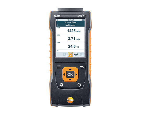 マルチ環境計測器 testo 440 dP (本体／差圧センサ搭載)画像