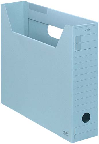 ファイルボックス　Ｆタイプスリム　Ａ４横　青　５個画像