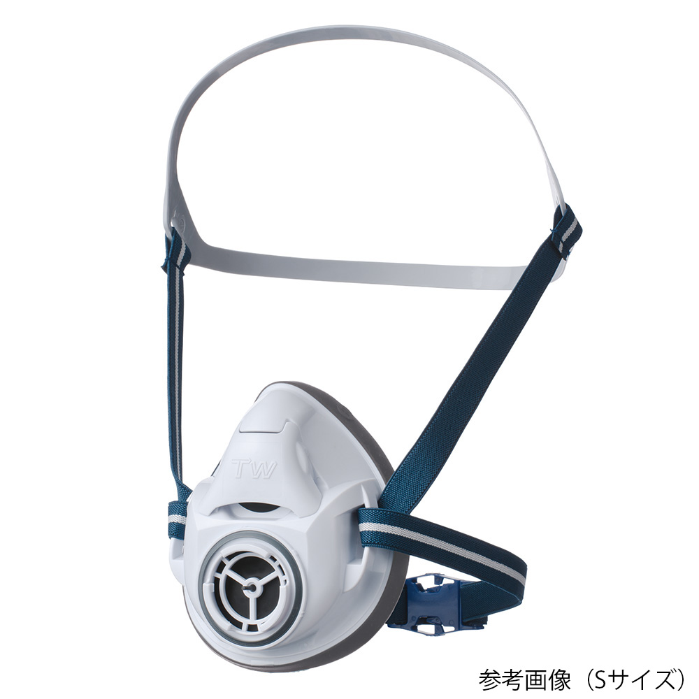 防じん・防毒両検定マスク/半面形/　Mサイズ/白磁（ホワイト）画像