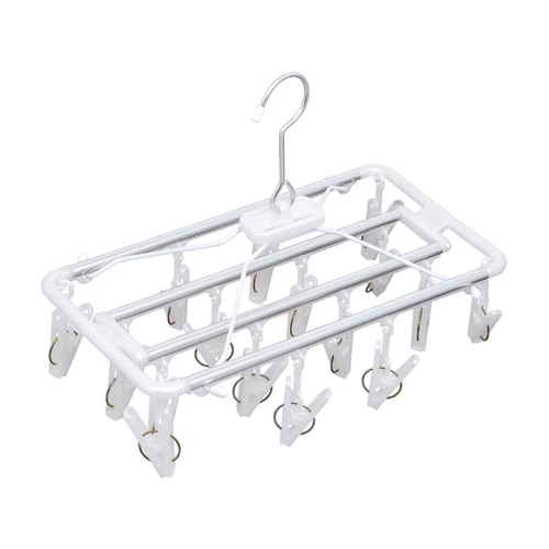 洗濯ハンガー アルモア 角ハンガー ピンチ16個付画像