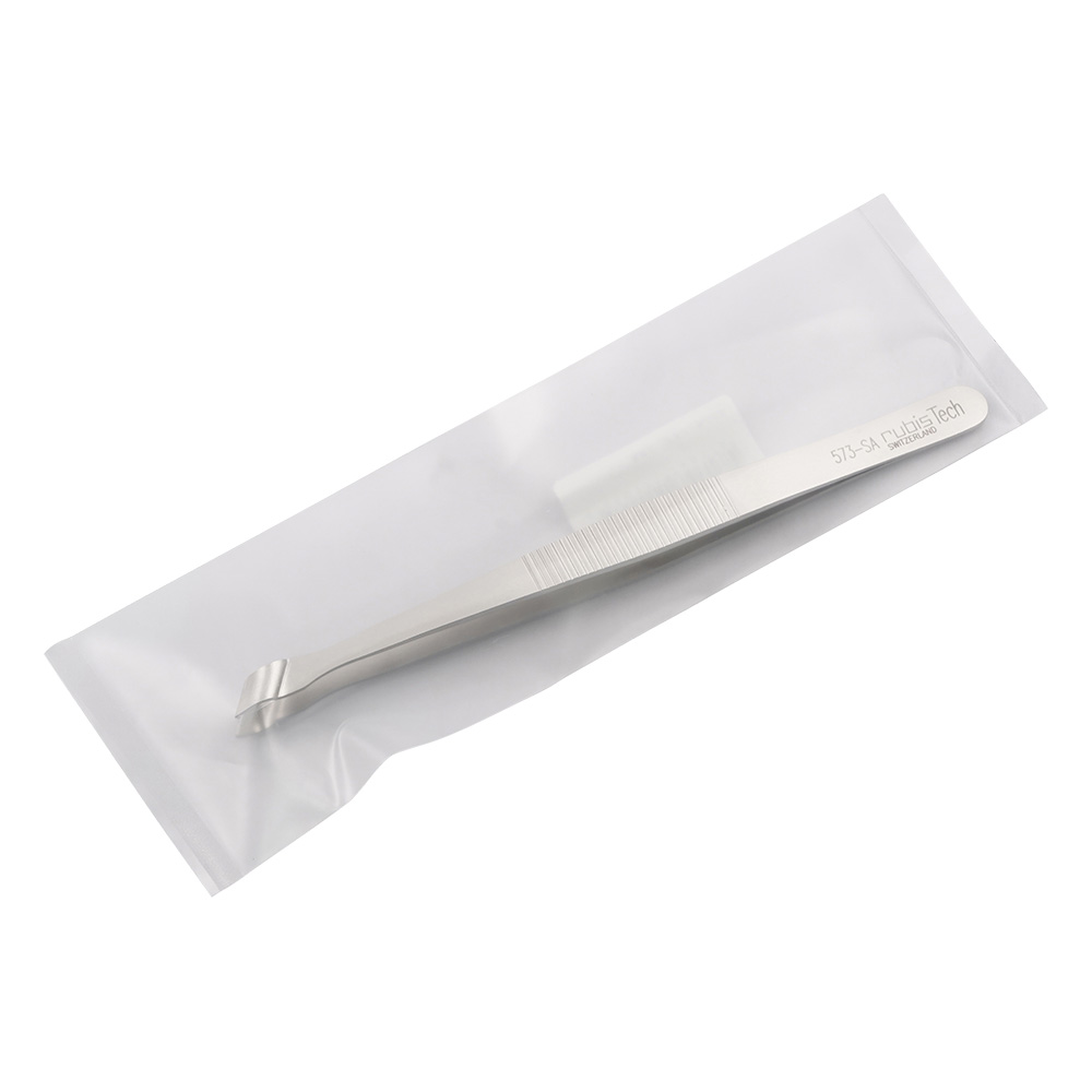 特殊作業用ピンセット　丸筒　耐酸鋼画像