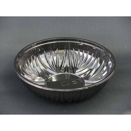 リスパック 冷麺容器 クリーンボール M大 本体黒画像
