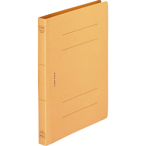 ﾌﾗｯﾄﾌｧｲﾙ(環境) 樹脂押え具 A5ﾀﾃ 150枚収容 背幅18mm 黄 1ｾｯﾄ(10冊)画像