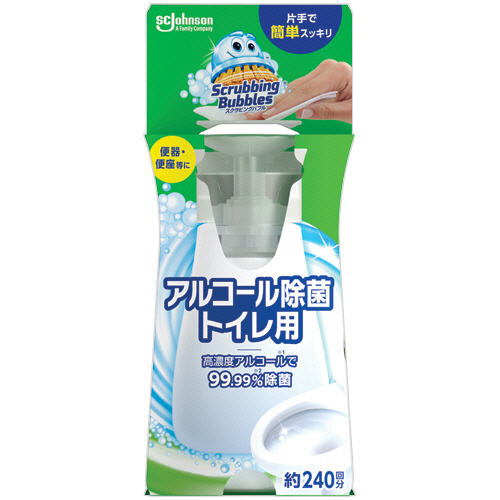 ｽｸﾗﾋﾞﾝｸﾞﾊﾞﾌﾞﾙ ｱﾙｺｰﾙ除菌 ﾄｲﾚ用 本体 300mL 1個画像