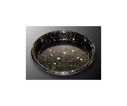寿司容器 HS丸桶 20 黒金箔-BK 身 240枚画像