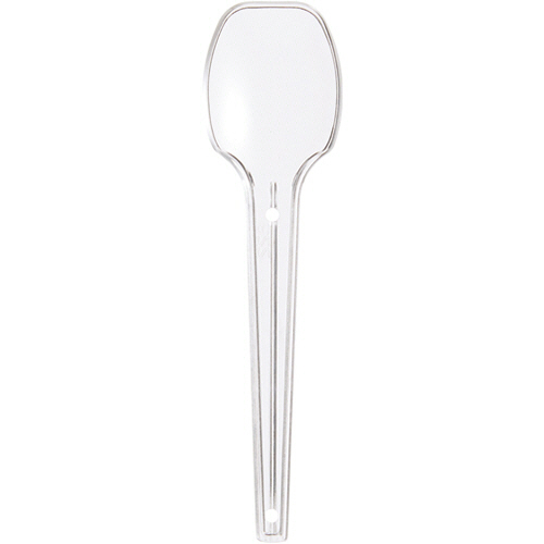 ﾌﾟﾗｽﾁｯｸﾃﾞｻﾞｰﾄｽﾌﾟｰﾝ 100mm ｸﾘｱｰ 個包装 1ﾊﾟｯｸ(1000本)画像