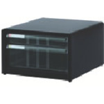 ナカバヤシ　書類ケース　アバンテＶ２レターケース　Ａ４タテ型　浅１段Ｘ深１段　黒画像