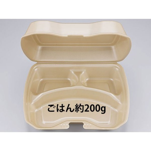 シーピー化成 弁当容器 VK-613-3キャメル 発泡画像