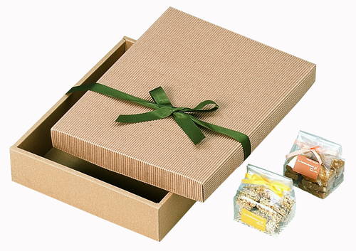 片段ギフトボックス リボン付き（295×240×高65mm）画像