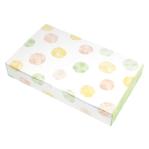 ルミアサービス箱１５個　和み柄　緑画像