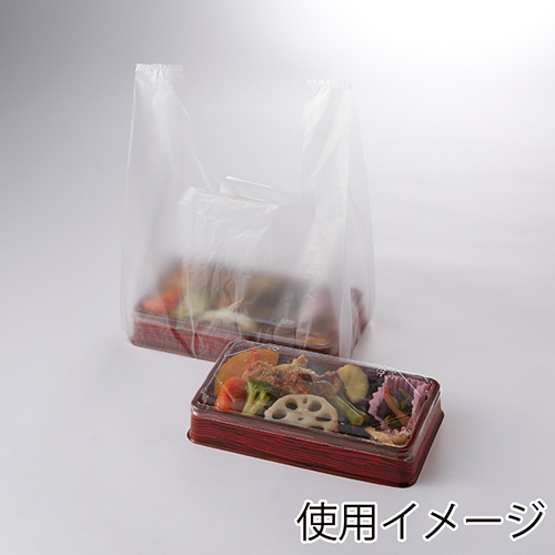 商品のお持ち帰りに！半透明のレジ袋