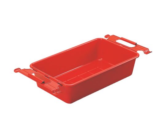 取手付パーツBOX　有効内寸395X242X118　赤