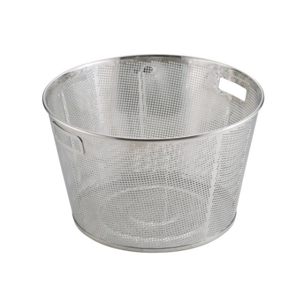 揚げ物用品 UK 揚げザル・深型45cm 【3.5角穴・手穴付】 YUKIWA画像