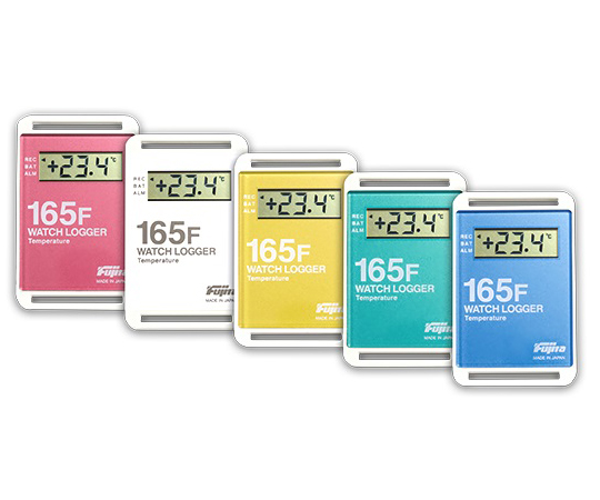 サンプル別個別温度管理ロガー 5個入(白・赤・黄・青・緑×各1個)