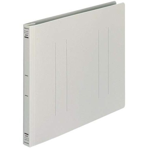 フラットファイル＜ＰＰ＞　Ａ４横　灰　１０冊画像