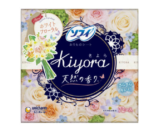 ソフィ　Kiyora　ホワイトフローラル　72枚