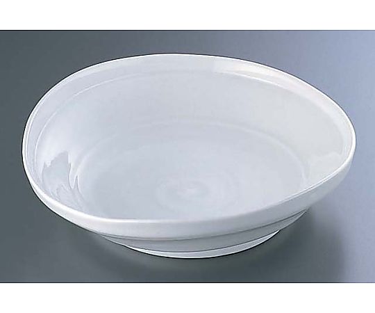 白釉たわみ8.0大皿 深画像