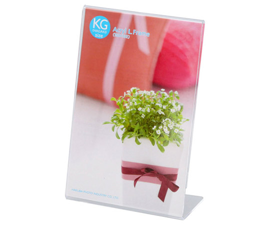 アクリルLフレーム ハガキサイズ 1面(タテ)画像