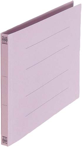フラットファイルＡ４横バイオレット１０冊画像