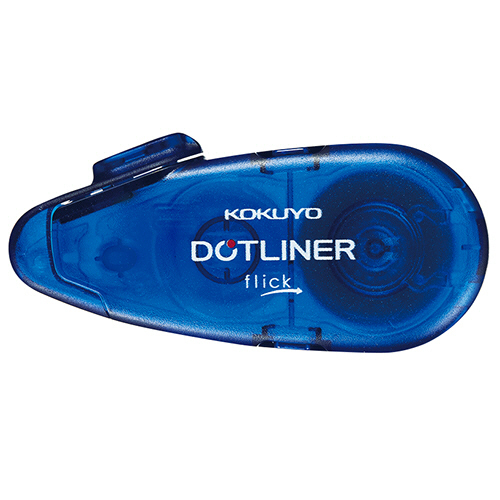 ﾃｰﾌﾟのり ﾄﾞｯﾄﾗｲﾅｰﾌﾘｯｸ 本体 6mm×12m 青 1個