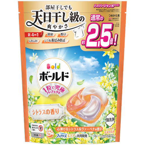 ﾎﾞｰﾙﾄﾞ ｼﾞｪﾙﾎﾞｰﾙ4D 心弾けるｼﾄﾗｽ&ｳﾞｧｰﾍﾞﾅ 詰替 ﾊｲﾊﾟｰｼﾞｬﾝﾎﾞ 1ﾊﾟｯｸ(27個)画像