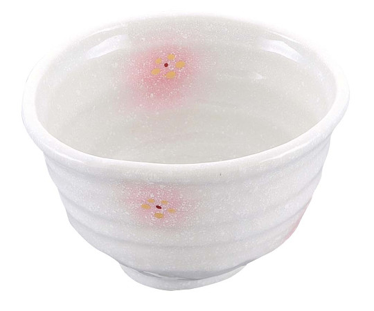 和食器コレクション　ピンク白吹小花　丼　4.5寸画像