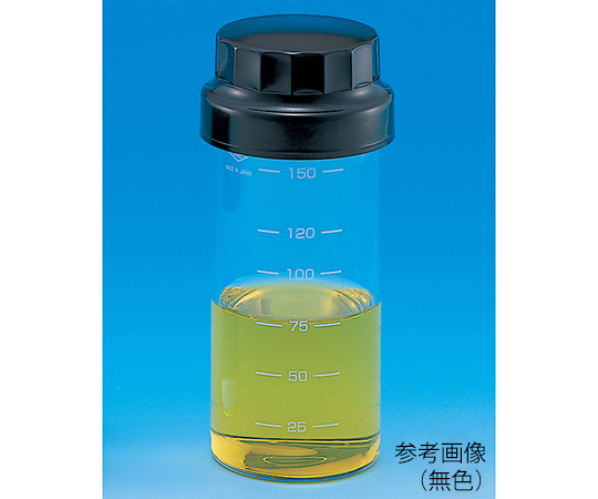 目盛付バイアル（無色）　110mL　WT-110　（カバーキャップ・パッキン　標準セット）　10組入画像