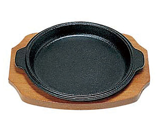 S　ステーキ皿　縁付丸型B　15cm