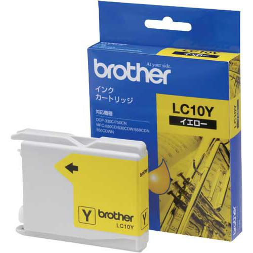純正インク　ＬＣ１０Ｙ　イエロー画像