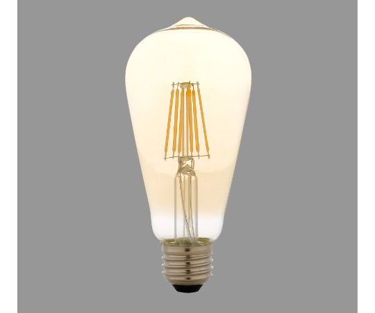 LEDフィラメント電球　レトロ球　E26　60形相当　ST形画像