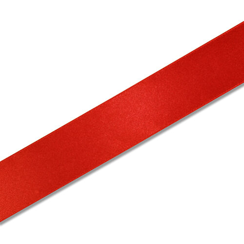 HEIKO シングルサテンリボン 36mm幅×20m巻 朱色画像