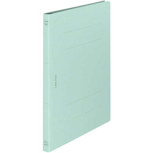 ﾌﾗｯﾄﾌｧｲﾙ(環境) 樹脂押え具 A4ﾀﾃ 150枚収容 背幅18mm 水 1ｾｯﾄ(10冊)画像