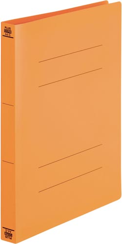 ＰＰフラットファイル　Ａ４縦　厚とじオレンジ　１冊画像