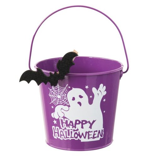 販売什器 アメリカンハロウィンブリキバケツーS(6個) ヘッズ画像