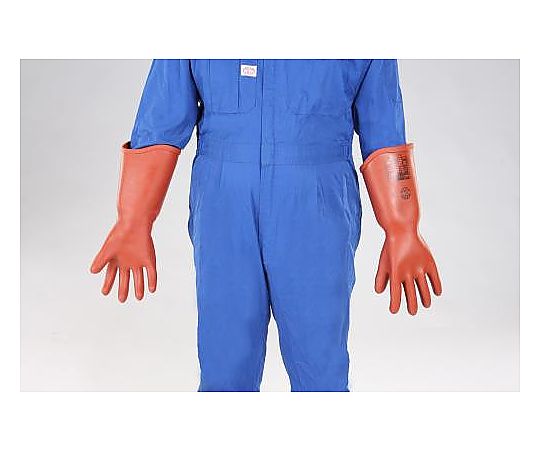 [M] 高圧用絶縁手袋(胴太型/7000V)