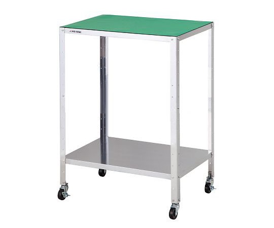 ステンレス製導電ワゴン　組立式　導電マット付　610×410×809mm画像