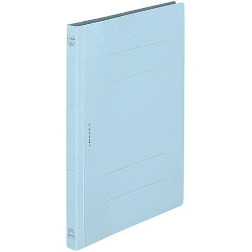 ﾌﾗｯﾄﾌｧｲﾙ(環境) 樹脂押え具 B5ﾀﾃ 150枚収容 背幅18mm ﾗｲﾄﾌﾞﾙｰ 1冊画像