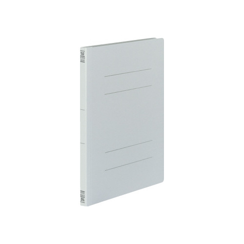 フラットファイルＶ樹脂とじ具Ａ４縦グレー１冊画像