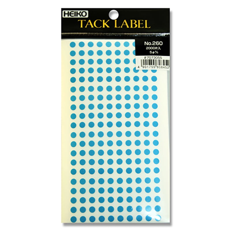 タックラベル　Ｎｏ．２６０　Φ５　２０００片入画像