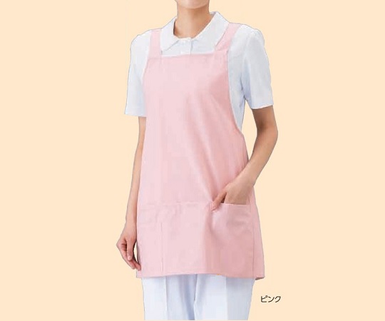 エプロンG （ショート丈／フリーサイズ） ピンク画像