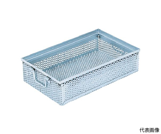 スチール容器 角型パンチングBOX 有効内寸444×284×107.5